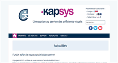 Desktop Screenshot of kapsys.com