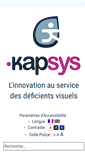 Mobile Screenshot of kapsys.com
