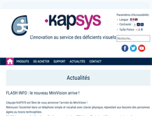 Tablet Screenshot of kapsys.com
